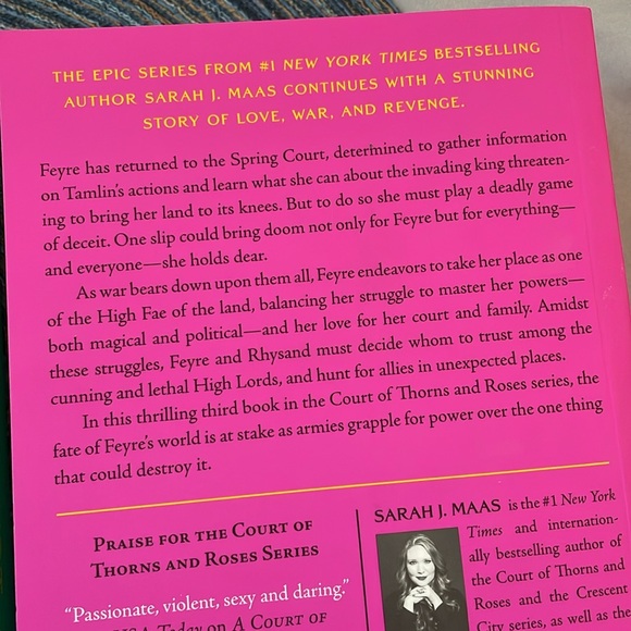 Set of 3 ACOTAR fantasy romance books by Sarah J. Maas - Picture 4 of 6